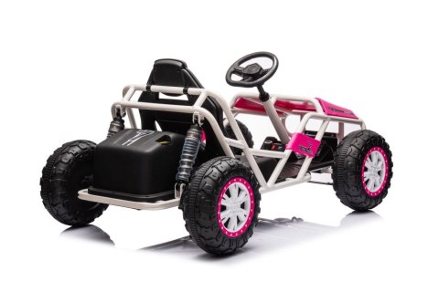 LEAN CARS Auto Na Akumulator Buggy A8812 Różowe 24V LEAN CARS Auto Na Akumulator Buggy A8812 Różowe 24V
