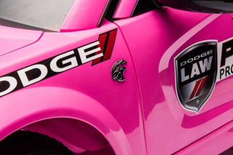 LEAN CARS Auto Na Akumulator Dodge Charger Policyjny Różowy LEAN CARS Auto Na Akumulator Dodge Charger Policyjny Różowy