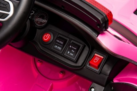LEAN CARS Auto Na Akumulator Dodge Charger Policyjny Różowy LEAN CARS Auto Na Akumulator Dodge Charger Policyjny Różowy