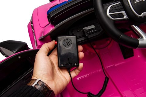 LEAN CARS Auto Na Akumulator Dodge Charger Policyjny Różowy LEAN CARS Auto Na Akumulator Dodge Charger Policyjny Różowy