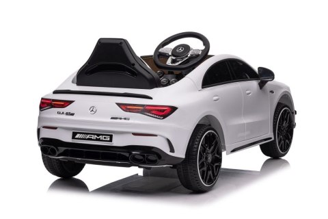 LEAN CARS Auto Na Akumulator Mercedes CLA 45s AMG Biały 4x4 LEAN CARS Auto Na Akumulator Mercedes CLA 45s AMG Biały 4x4
