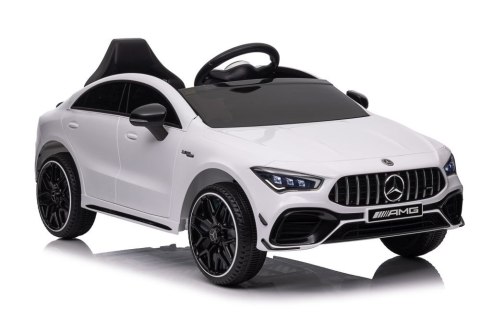 LEAN CARS Auto Na Akumulator Mercedes CLA 45s AMG Biały 4x4 LEAN CARS Auto Na Akumulator Mercedes CLA 45s AMG Biały 4x4
