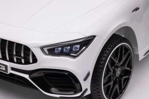 LEAN CARS Auto Na Akumulator Mercedes CLA 45s AMG Biały 4x4 LEAN CARS Auto Na Akumulator Mercedes CLA 45s AMG Biały 4x4