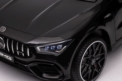 LEAN CARS Auto Na Akumulator Mercedes CLA 45s AMG Czarny Lakierowany 4x4 LEAN CARS Auto Na Akumulator Mercedes CLA 45s AMG Czarny Lakierowany 4x4