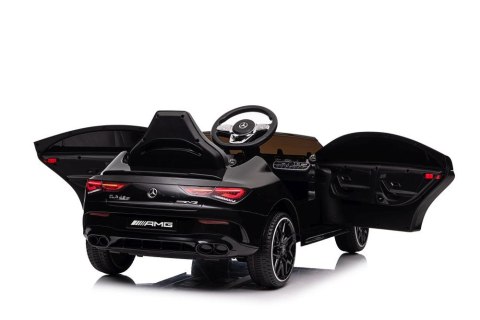 LEAN CARS Auto Na Akumulator Mercedes CLA 45s AMG Czarny Lakierowany 4x4 LEAN CARS Auto Na Akumulator Mercedes CLA 45s AMG Czarny Lakierowany 4x4