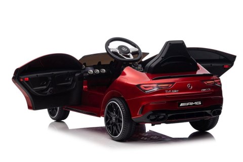 LEAN CARS Auto Na Akumulator Mercedes CLA 45s AMG Czerwony Lakierowany 4x4 LEAN CARS Auto Na Akumulator Mercedes CLA 45s AMG Czerwony Lakierowany 4x4