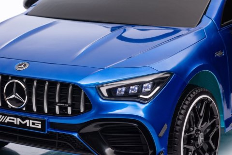 LEAN CARS Auto Na Akumulator Mercedes CLA 45s AMG Niebieski Lakierowany 4x4 LEAN CARS Auto Na Akumulator Mercedes CLA 45s AMG Niebieski Lakierowany 4x4