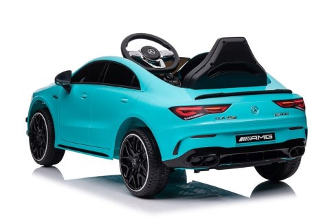 LEAN CARS Auto Na Akumulator Mercedes CLA 45s AMG Turkusowy 4x4 LEAN CARS Auto Na Akumulator Mercedes CLA 45s AMG Turkusowy 4x4