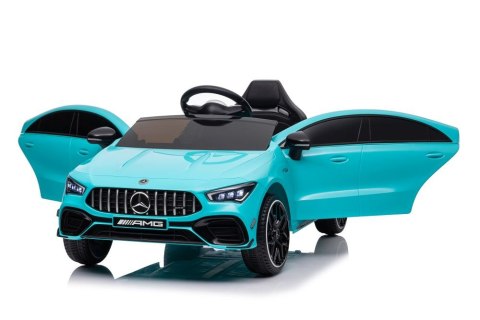 LEAN CARS Auto Na Akumulator Mercedes CLA 45s AMG Turkusowy 4x4 LEAN CARS Auto Na Akumulator Mercedes CLA 45s AMG Turkusowy 4x4