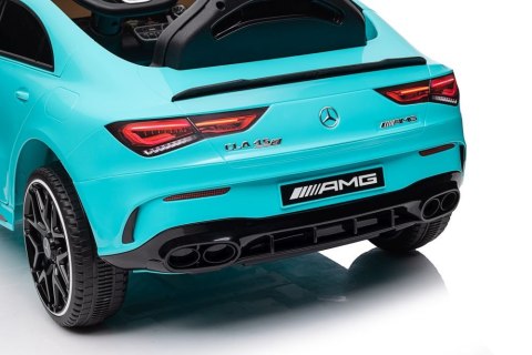 LEAN CARS Auto Na Akumulator Mercedes CLA 45s AMG Turkusowy 4x4 LEAN CARS Auto Na Akumulator Mercedes CLA 45s AMG Turkusowy 4x4