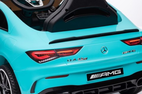 LEAN CARS Auto Na Akumulator Mercedes CLA 45s AMG Turkusowy 4x4 LEAN CARS Auto Na Akumulator Mercedes CLA 45s AMG Turkusowy 4x4