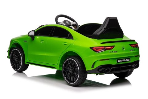 LEAN CARS Auto Na Akumulator Mercedes CLA 45s AMG Zielony 4x4 LEAN CARS Auto Na Akumulator Mercedes CLA 45s AMG Zielony 4x4