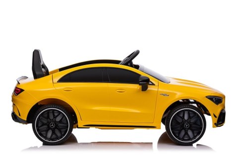 LEAN CARS Auto Na Akumulator Mercedes CLA 45s AMG Żółty 4x4 LEAN CARS Auto Na Akumulator Mercedes CLA 45s AMG Żółty 4x4