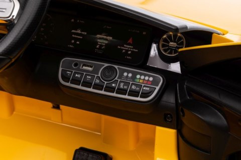 LEAN CARS Auto Na Akumulator Mercedes CLA 45s AMG Żółty 4x4 LEAN CARS Auto Na Akumulator Mercedes CLA 45s AMG Żółty 4x4