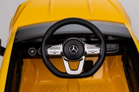 LEAN CARS Auto Na Akumulator Mercedes CLA 45s AMG Żółty 4x4 LEAN CARS Auto Na Akumulator Mercedes CLA 45s AMG Żółty 4x4