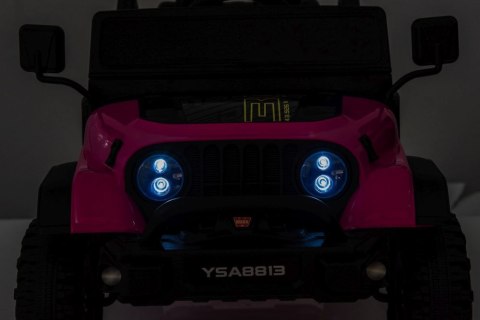 LEAN CARS Auto Na Akumulator YSA8813 Różowe 24V LEAN CARS Auto Na Akumulator YSA8813 Różowe 24V