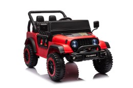 LEAN CARS Auto Na kumulator A8813 24V Czerwony