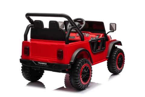 LEAN CARS Auto Na kumulator A8813 24V Czerwony LEAN CARS Auto Na kumulator A8813 24V Czerwony