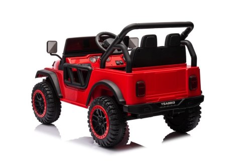 LEAN CARS Auto Na kumulator A8813 24V Czerwony LEAN CARS Auto Na kumulator A8813 24V Czerwony