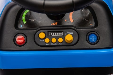 LEAN CARS Traktor Na Akumulator BBH-030 Niebieski LEAN CARS Traktor Na Akumulator BBH-030 Niebieski