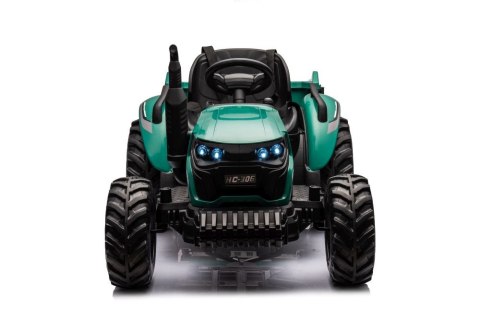 LEAN CARS Traktor Na Akumulator HC-306 Ciemno Zielony 24V LEAN CARS Traktor Na Akumulator HC-306 Ciemno Zielony 24V