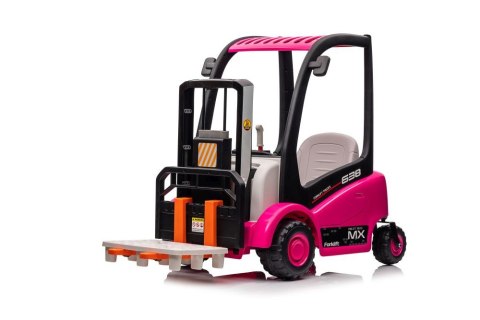 LEAN CARS Wózek Widłowy Na Akumulator XMX638 Różowy LEAN CARS Wózek Widłowy Na Akumulator XMX638 Różowy