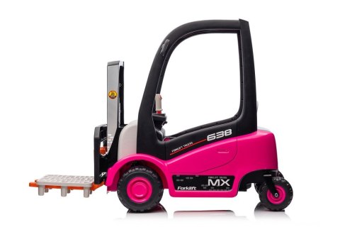 LEAN CARS Wózek Widłowy Na Akumulator XMX638 Różowy LEAN CARS Wózek Widłowy Na Akumulator XMX638 Różowy