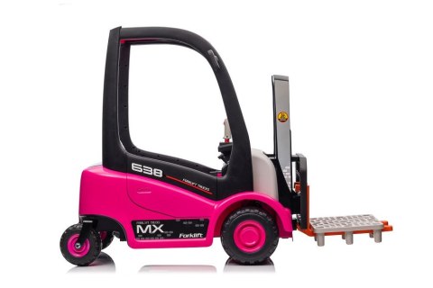 LEAN CARS Wózek Widłowy Na Akumulator XMX638 Różowy LEAN CARS Wózek Widłowy Na Akumulator XMX638 Różowy