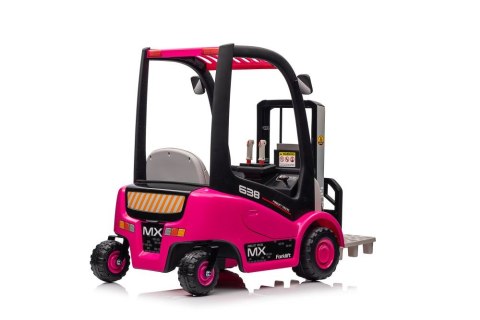 LEAN CARS Wózek Widłowy Na Akumulator XMX638 Różowy LEAN CARS Wózek Widłowy Na Akumulator XMX638 Różowy