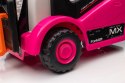 LEAN CARS Wózek Widłowy Na Akumulator XMX638 Różowy