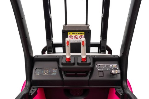 LEAN CARS Wózek Widłowy Na Akumulator XMX638 Różowy LEAN CARS Wózek Widłowy Na Akumulator XMX638 Różowy