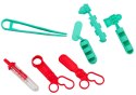 LEAN TOYS Apteczka Dziecięcia Narzędzia Lekarskie W Walizce Różowy