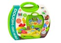 LEAN Toys Ciastolina Świat Dinozaurów W Walizce Foremki Narzędzia Zielony