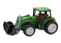 LEAN Toys Traktor Rolniczy Koparka Duży Zielony Światła Dźwięki