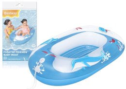 Bestway Dmuchana Łódka Niebieska Delfin 102 x 69 cm Bestway 34037