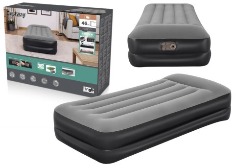 Bestway Materac Welurowy Z Pompką Elektryczną 191 x 97 x 46 cm Bestway 67401 Bestway Materac Welurowy Z Pompką Elektryczną 191 x 97 x 46 cm Bestway 67401