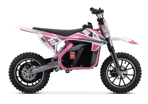 LEAN CARS Motor Crossowy TRAIL KING Na Akumulator HP114E Różowy LEAN CARS Motor Crossowy TRAIL KING Na Akumulator HP114E Różowy