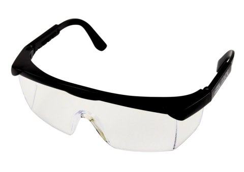 LEAN Okulary Ochronne Regulacja Ramion Czarne LEAN Okulary Ochronne Regulacja Ramion Czarne
