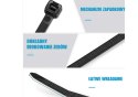 LEAN Opaski Zaciskowe Kablowe Do Kabli Ziperki Trytki Trytytki 250x3.6 MM