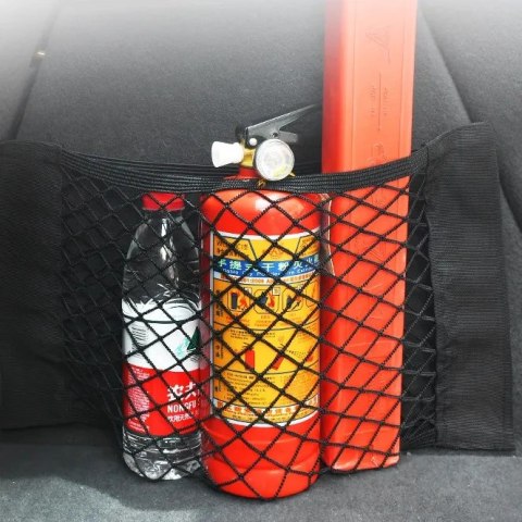 LEAN Siatka Do Bagażnika Auta Organizer Torba Na Wkręty Mocna Kieszeń 20 x 26cm LEAN Siatka Do Bagażnika Auta Organizer Torba Na Wkręty Mocna Kieszeń 20 x 26cm