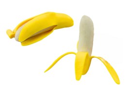 LEAN TOYS Gniotek Banan Ze Skórką Rozciągliwy Gumowy Żółty