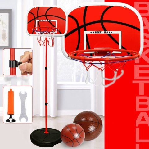 LEAN Toys Kosz Do Koszykówki Dla Dzieci Kosz Piłka Ogród 139 cm LEAN Toys Kosz Do Koszykówki Dla Dzieci Kosz Piłka Ogród 139 cm