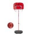 LEAN Toys Kosz Do Koszykówki Dla Dzieci Kosz Piłka Ogród 139 cm
