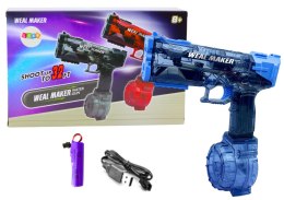 LEAN Toys Pistolet Na Wodę Automatyczny Elektryczny Niebieski