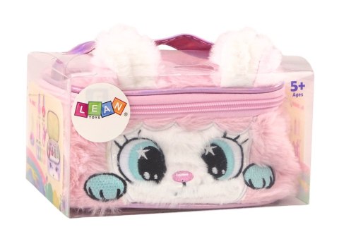 LEAN Toys Zestaw Piękności Pluszowa Kosmetyczka Kotek Lakiery Pomadki LEAN Toys Zestaw Piękności Pluszowa Kosmetyczka Kotek Lakiery Pomadki