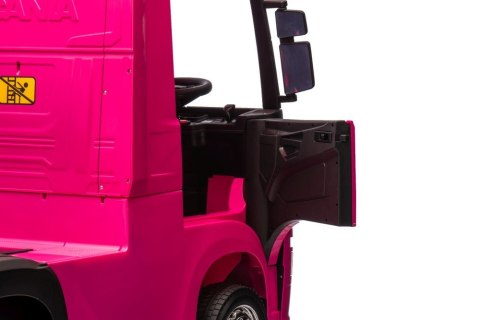 LEAN CARS Auto Na Akumulator Scania 500R HL698 Różowe 4x4 LEAN CARS Auto Na Akumulator Scania 500R HL698 Różowe 4x4