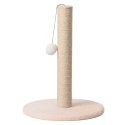 LEAN Drapak dla Kota Słupek do Drapania Wieża 40 cm x 30 cm Beżowy