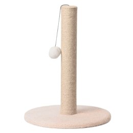 LEAN Drapak dla Kota Słupek do Drapania Wieża 40 cm x 30 cm Beżowy