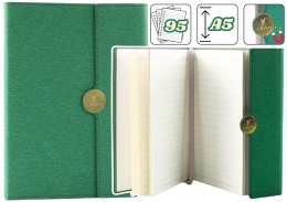 LEAN Notes Biurowy Na Magnes Notatnik A5 W Linie Z Obiciem Zielony