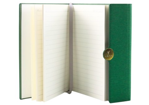 LEAN Notes Biurowy Na Magnes Notatnik A5 W Linie Z Obiciem Zielony LEAN Notes Biurowy Na Magnes Notatnik A5 W Linie Z Obiciem Zielony